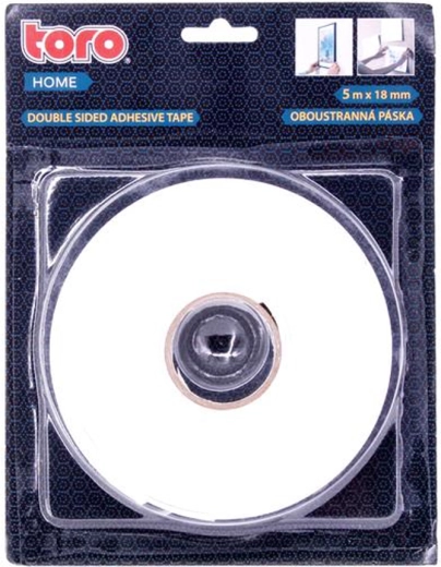 Oboustranná lepicí páska TORO 5 m × 18 mm