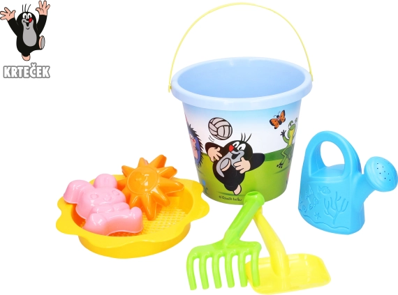Písek sada Krtek velká 3,5 l modrá