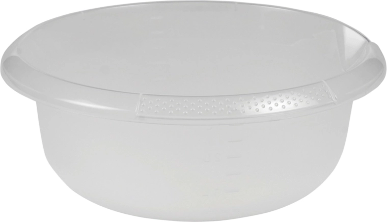 Kulatá miska s výlevkou 3,5 l transparentní 28 × 11 cm