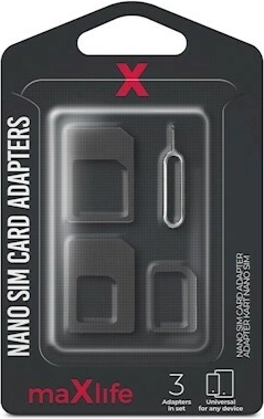 Maxlife sada adaptérů pro Nano SIM