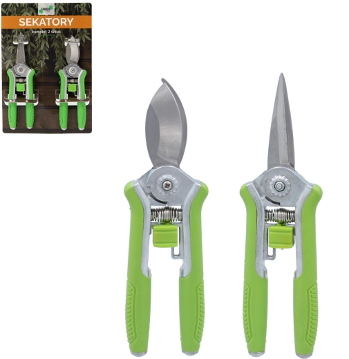 Sada 2 zahradních nůžek 16,5 cm