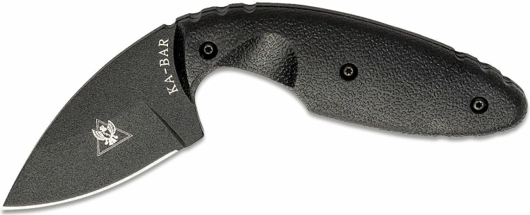 KA-BAR TDI Original taktický nůž 5,7 cm, černý, Zytel, pouzdro