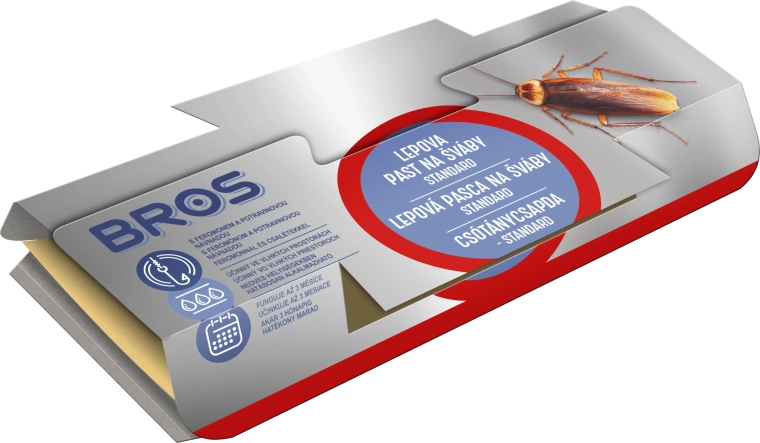 Bros lepová past na šváby Standard 1 ks