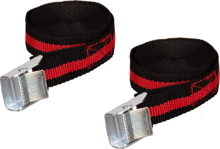 Upínací pás s kovovou sponou 25 mm × 3 m, nosnost 125 kg - 2 ks