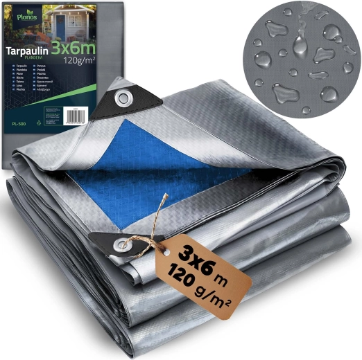 Plachta z HDPE 300 × 600 cm 120 g/m² – odolná vodě, mrazu a UV