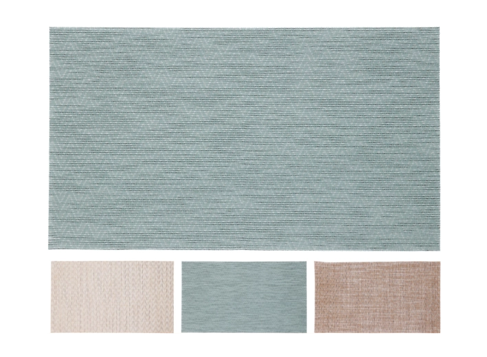 Stolní prostírání 45 × 30 cm, šedé, plastové