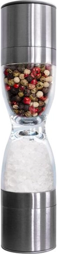 Ruční mlýnek na sůl a pepř ve tvaru přesýpacích hodin TORO