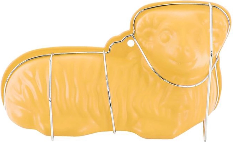 Silikonová forma na beránka s kovovým stojánkem 32 × 16 × 9 cm