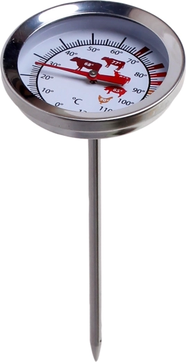 Teploměr na maso Kitchisimo z nerezové oceli