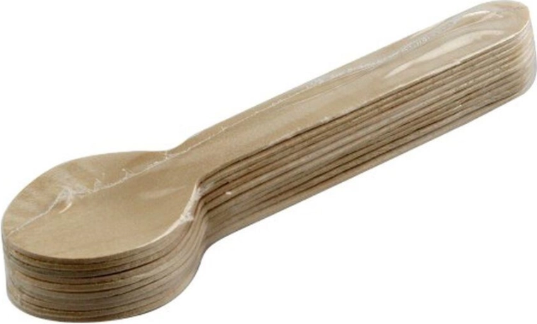 Dřevěné jednorázové lžíce 160 mm (10 ks)