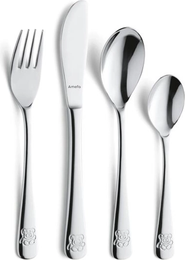 Dětská sada příborů Amefa Medvídek 4 ks