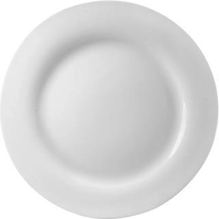 Porcelánový mělký talíř 24 cm bílý