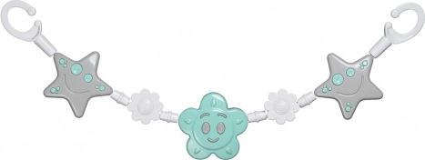 Závěsná hračka na kočárek sluníčko a hvězdičky