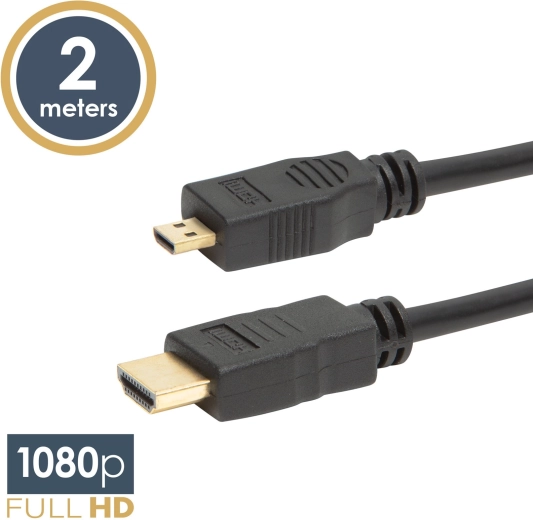 Micro HDMI kabel 2 m