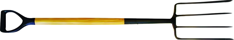 Rycí vidle PRIMA s dřevěnou násadou PH‑Y, černé