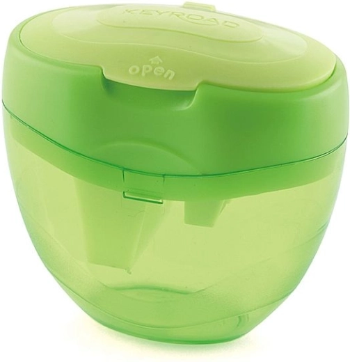 Ořezávátko Keyroad Tri Plus s kontejnerem, zelené