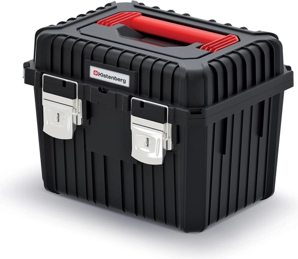 Kistenberg kufr na nářadí Heavy s kovovými zámky, 445 × 360 × 337 mm, černý