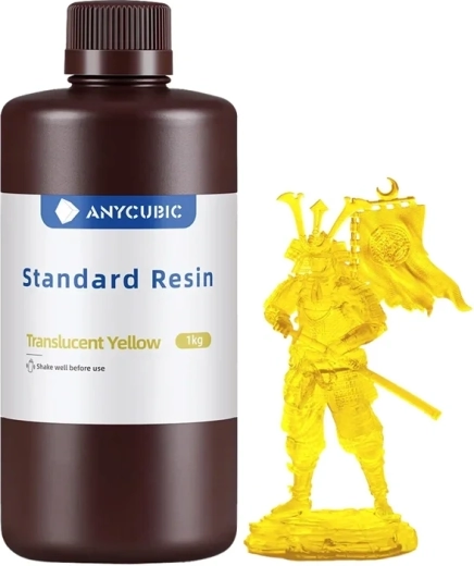 Anycubic Standard Resin průhledná žlutá