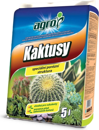 Substrát pro kaktusy a sukulenty 5 l AGRO