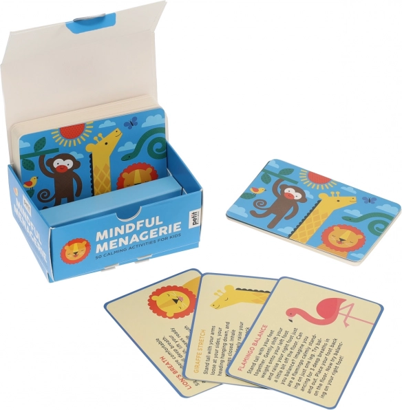 Petit Collage karty zklidňujících aktivit se zvířátky