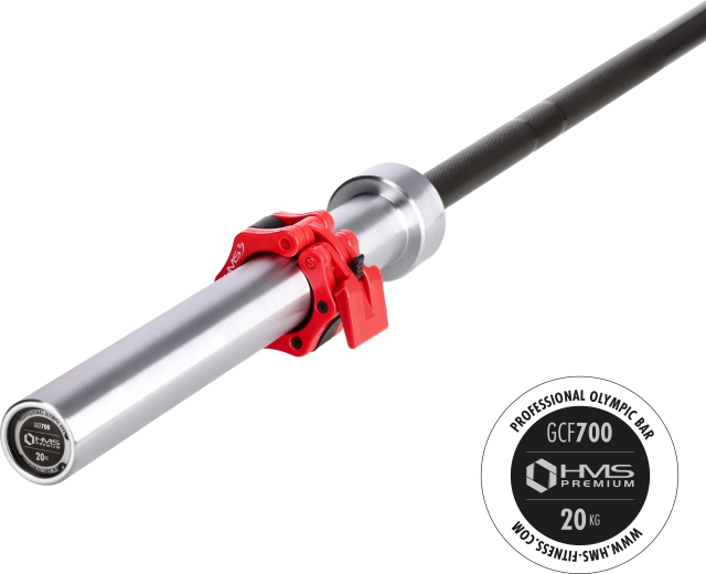 Olympijská osa HMS Premium GCF700 20 kg, 220 cm, 50 mm