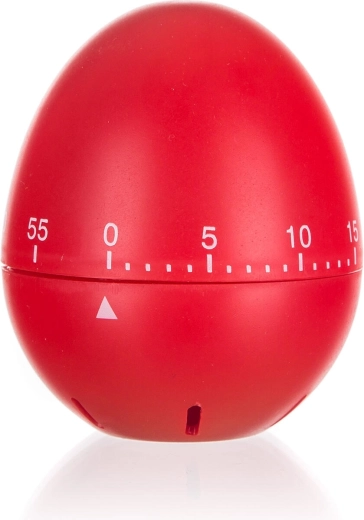 Kuchyňský minutník vajíčko CULINARIA červený