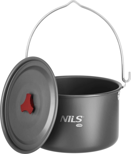 Kempingový hrnec s pokličkou 4 l NILS CAMP
