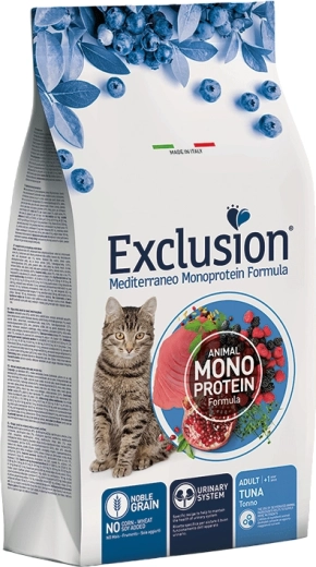 Exclusion granule pro dospělé kočky s tuňákem 1,5 kg