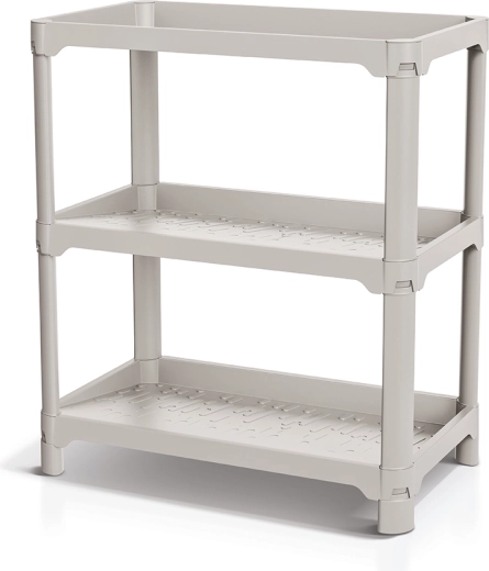 Regál na boty NUBBY RACK, světle hnědý