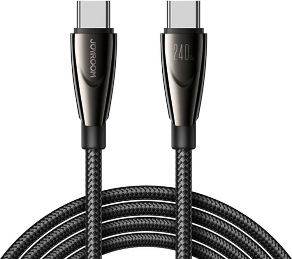 Joyroom kabel USB-C na USB-C 240 W 1,2 m černý