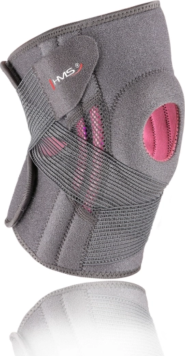 Ortéza na koleno s otevřenou čéškou a křížovým stahováním