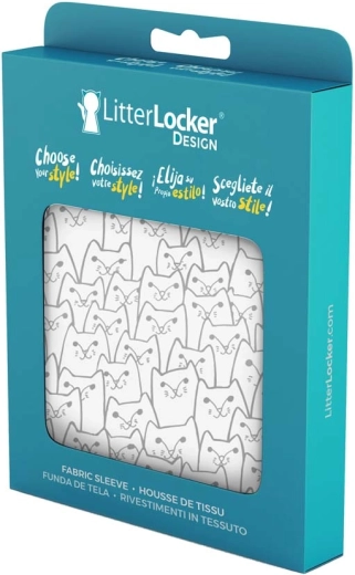 LITTER LOCKER textilní návlek na koš Design Cats
