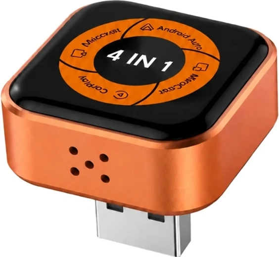 Carlinkit Mini Ultra 6 bezdrátový adaptér 4 v 1 pro Apple CarPlay a Android Auto