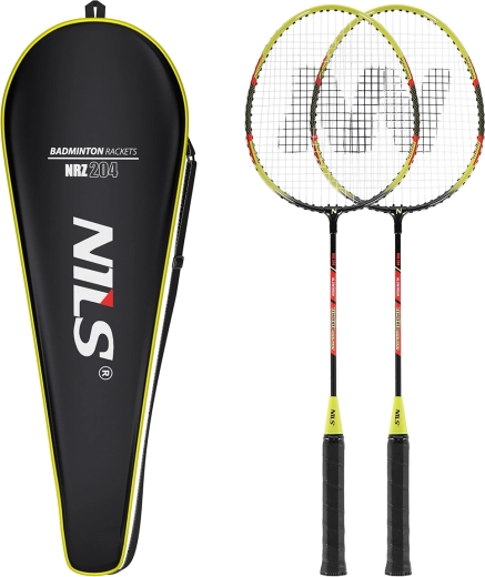 Badmintonový set Nils se 2 raketami a obalem