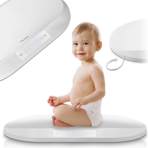 Elektronická dětská váha Nukido s měřicí páskou a přesností 5 g