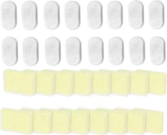 Náhradní filtry pro fontánu na vodu ROJECO 1,5 l – sada 16 ks