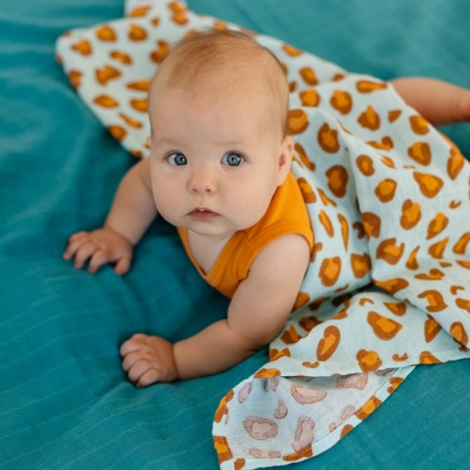 Tommy Lise mušelínové pleny Blue Leopard set 2 ks