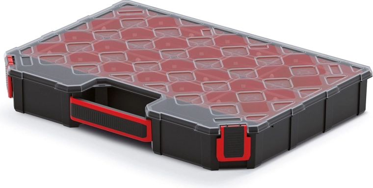 Organizér TAGER s průhledným víkem 390 × 284 × 60 mm