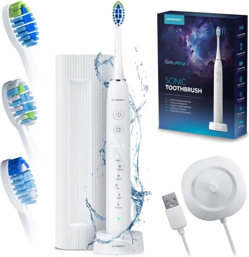 Sonicní zubní kartáček Berdsen Galaxy bílý