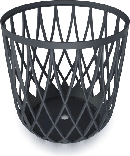 Univerzální prolamovaný koš UNIQUBO 44,7 cm – antracit