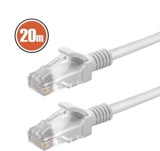 Síťový patch kabel Cat.5e 20 m šedý
