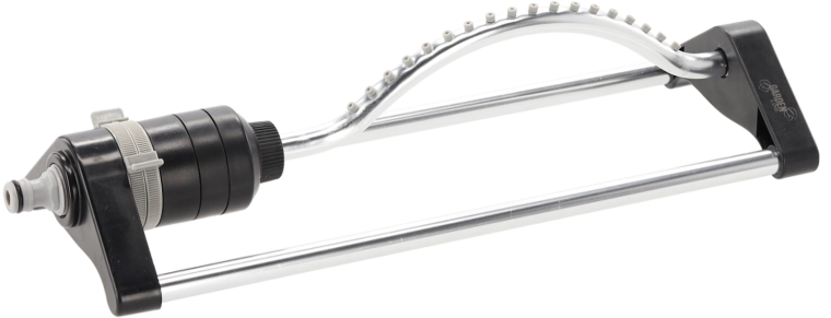 Zahradní oscilační zavlažovač s nastavitelným rozsahem