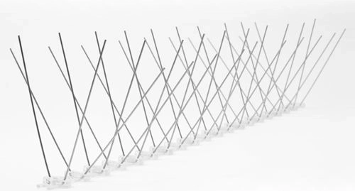 Odpuzující hroty proti ptákům 50 cm, 40 hrotů (balení 12 ks)