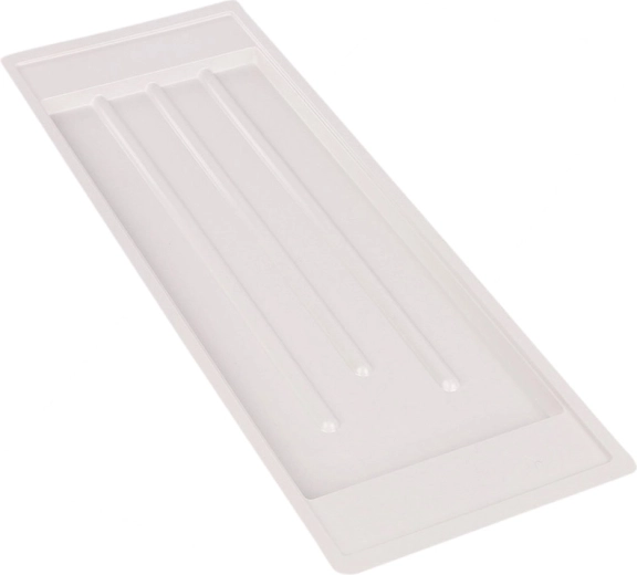 Metpol bílá odkapávací miska 59,5 × 20 cm pro dvoupatrový odkapávač 60 cm