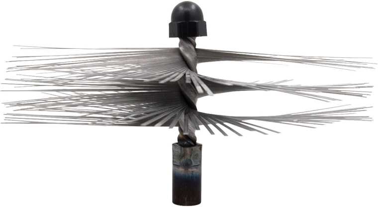 Nerezový komínový kartáč 180 mm