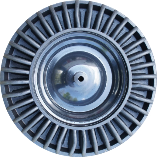 Kolo z plné pryže s plechovým diskem 390 mm