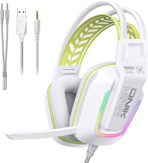 Herní sluchátka Onikuma X13 bílá