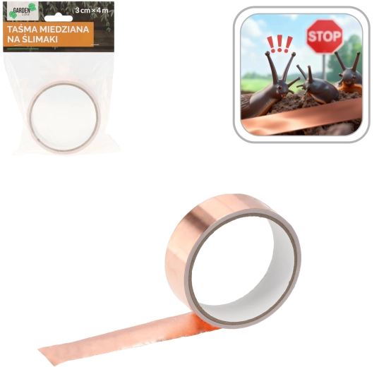 Měděná páska proti slimákům 3 cm x 4 m