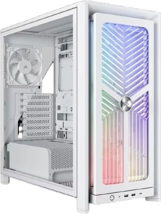 Corsair Frame 4000X RS white ATX mid-tower skříň
