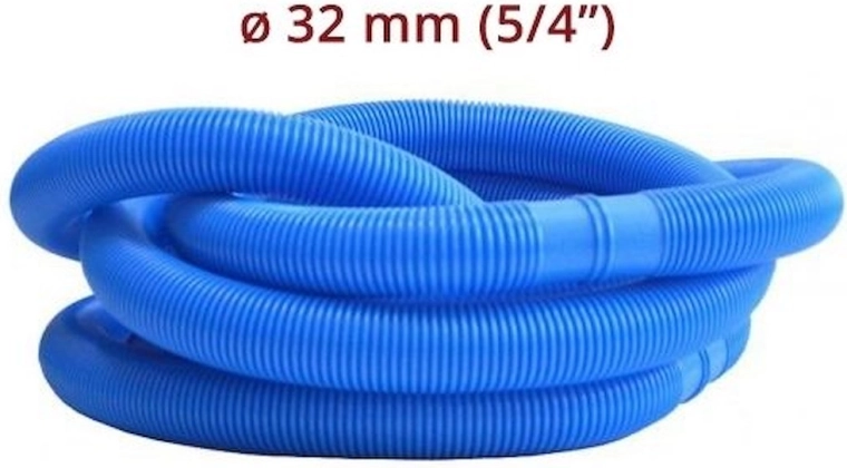 Bazénová hadice 32 mm (5/4") v metráži – 1 m, modrá